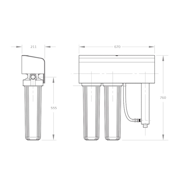 Hybrid -G7 UV 20" Filter System